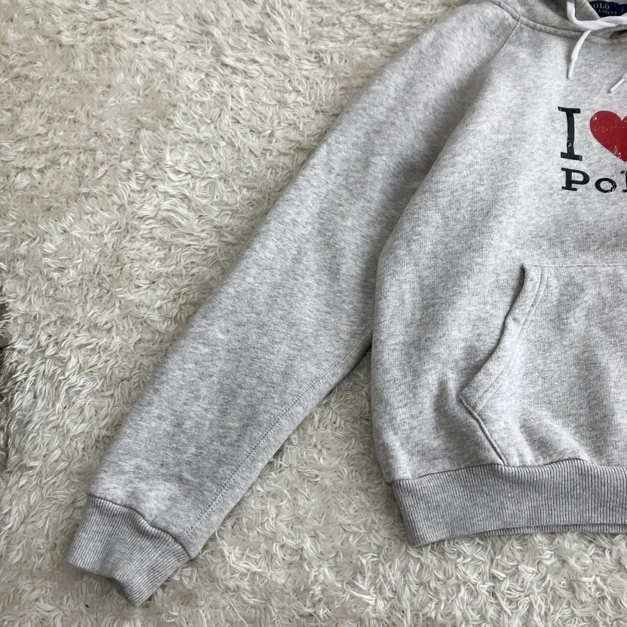 激レア！POLO RALPH LAUREN ラルフローレン パーカー I LOVE POLO 短丈 