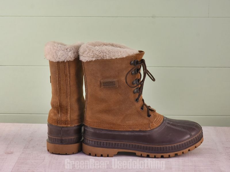 E 346 SOREL ビンテージ スノーブーツ 茶 メンズ 8 26 cm