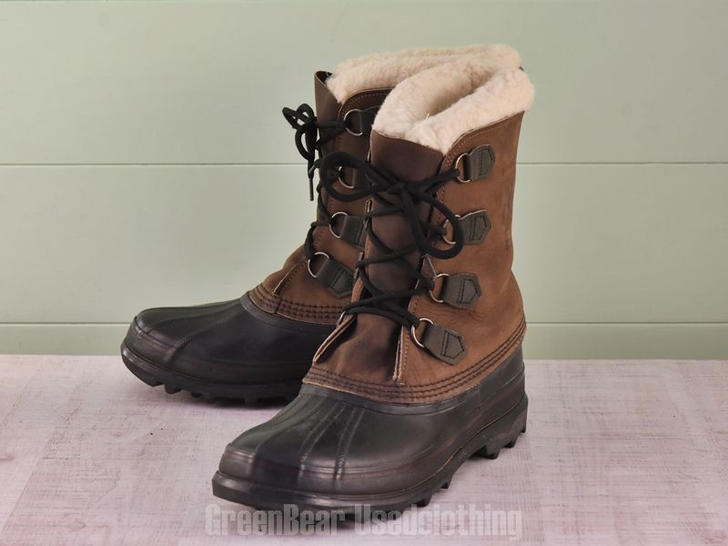 E 348 カナダ製 SOREL ビンテージ スノーブーツ 茶 メンズ 11 29 cm