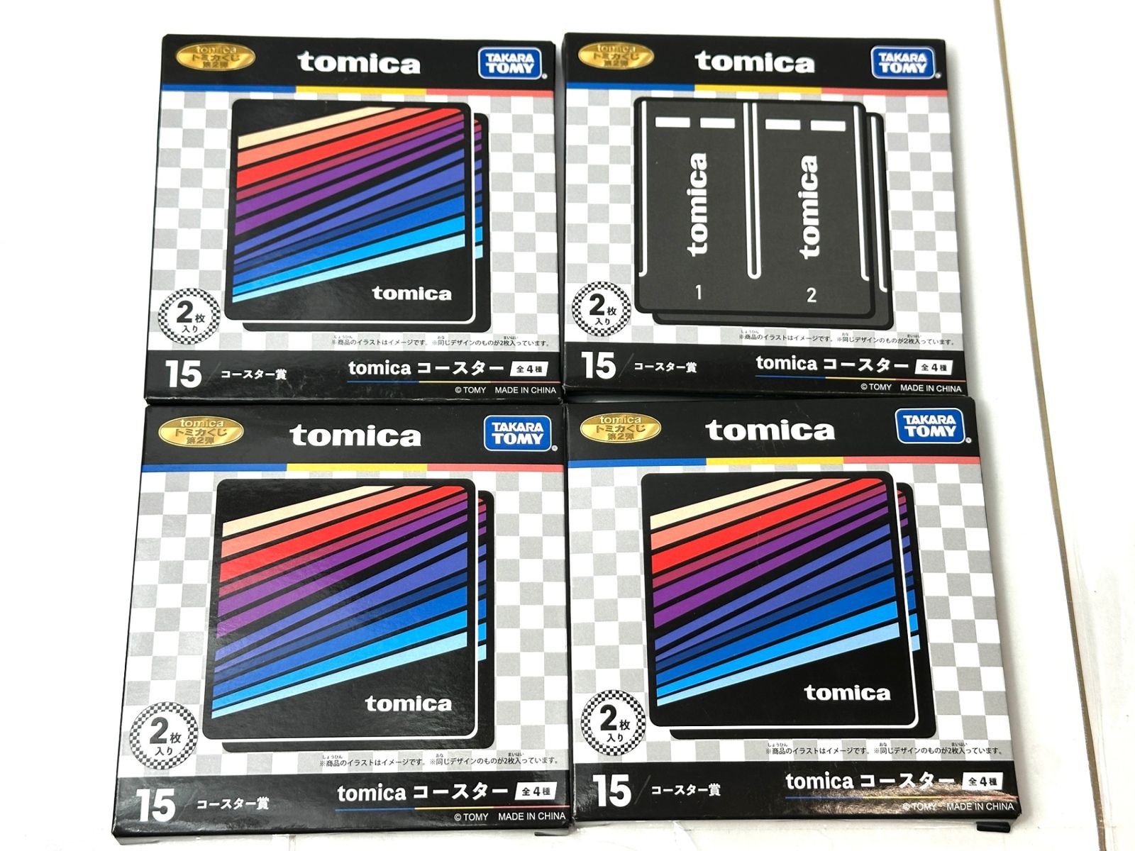 トミカくじ S、N、P、T、メモ帳、コースターセット 春節を祝うデザイン！「春節トミカくじ DP-BOX」がタカラトミーモール