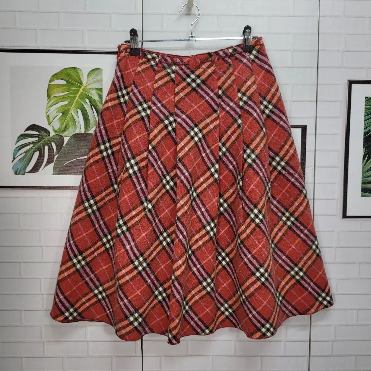 チェック スカート