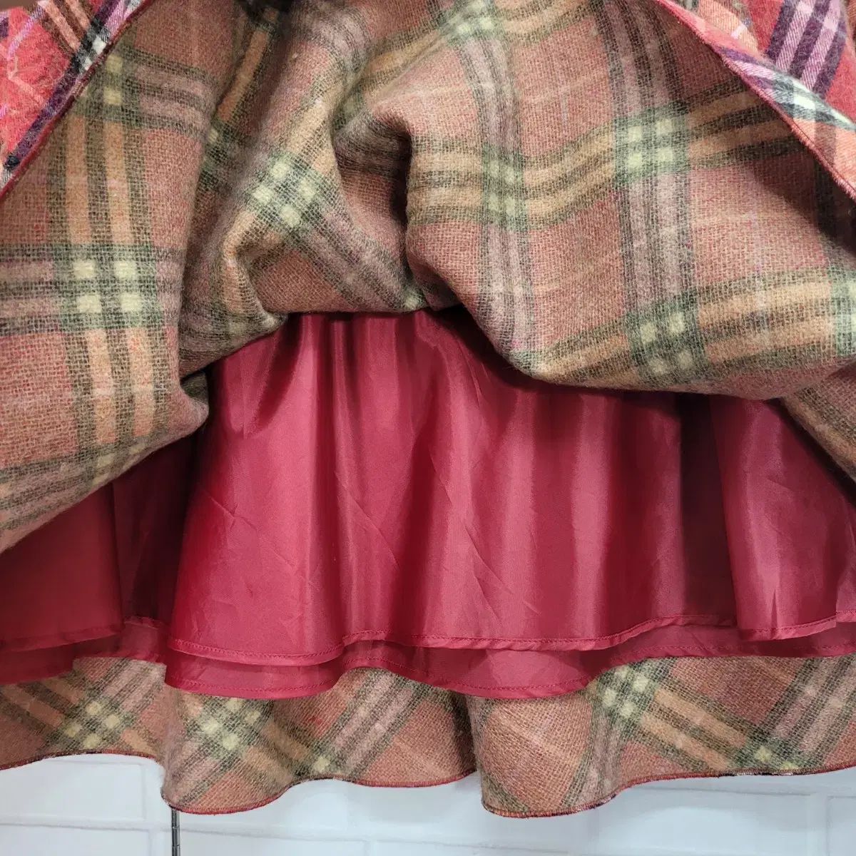 チェック スカート