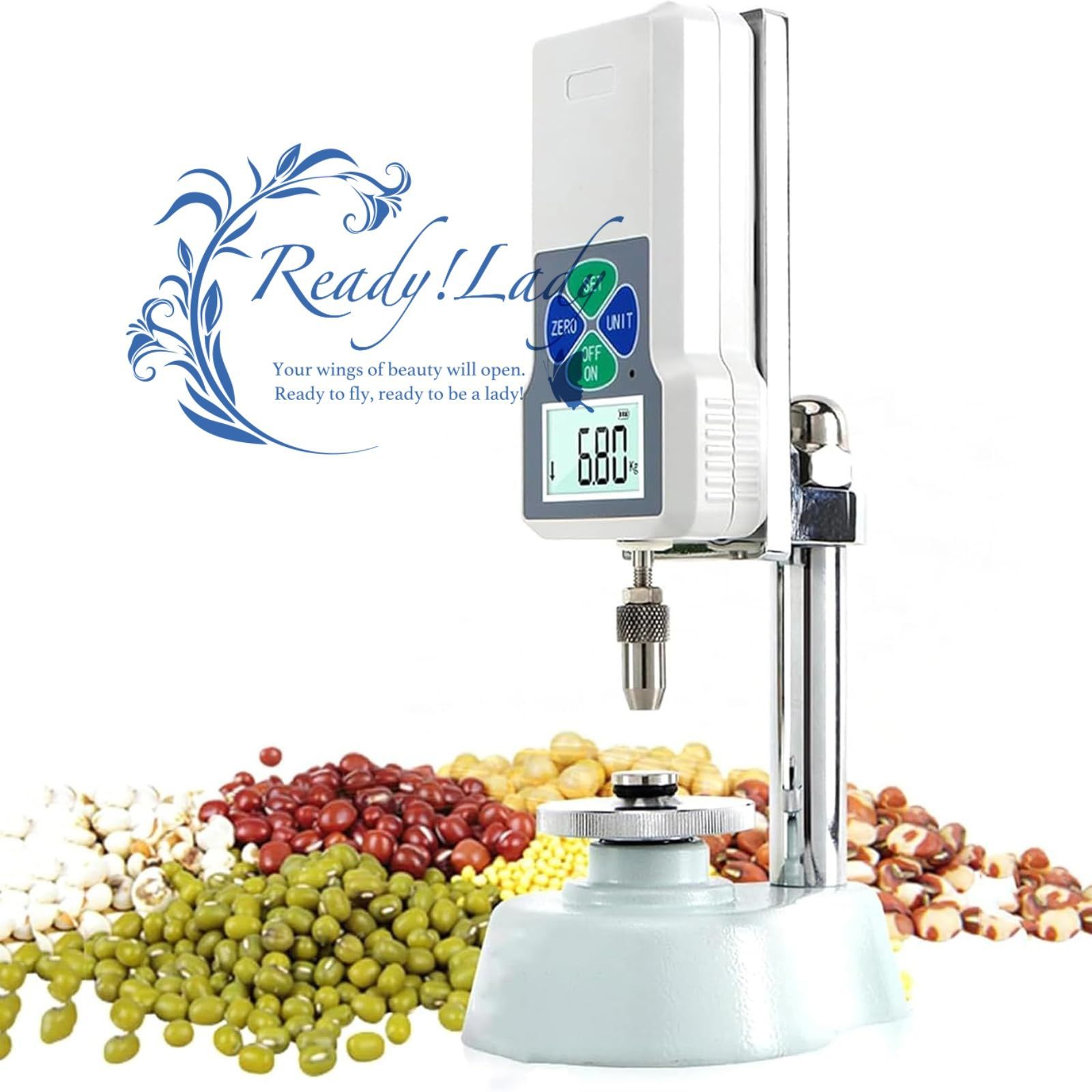 デジタル粒硬度テスター 小麦および米の硬度テスター 3つの測定モード プリセット値アラーム 小麦 トウモロコシ 大豆 ムンゲン