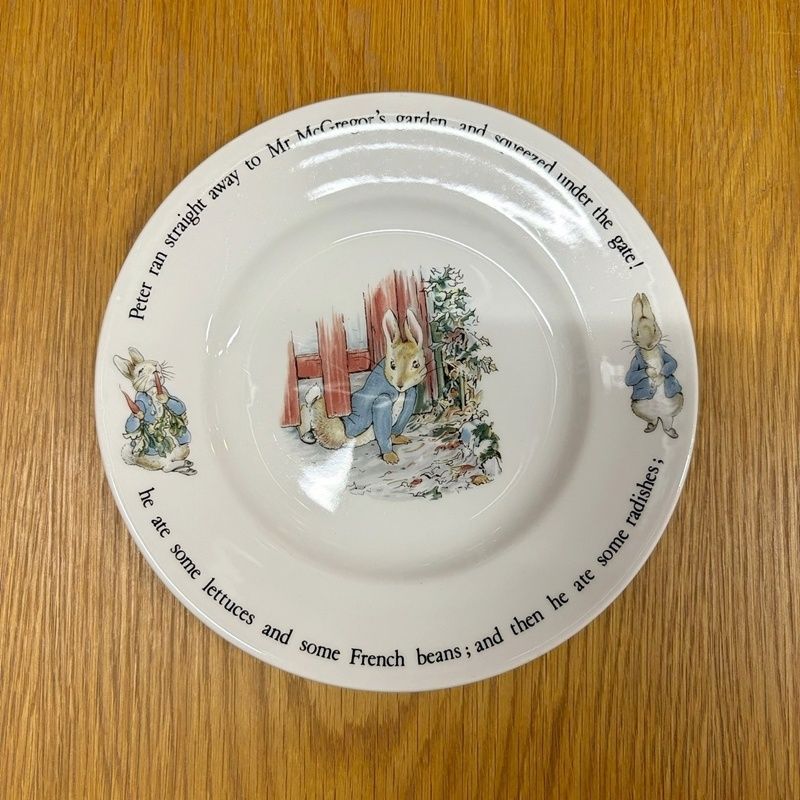 旧刻印 ウェッジウッド ピーターラビット 20cm プレート 2枚 セット 皿
