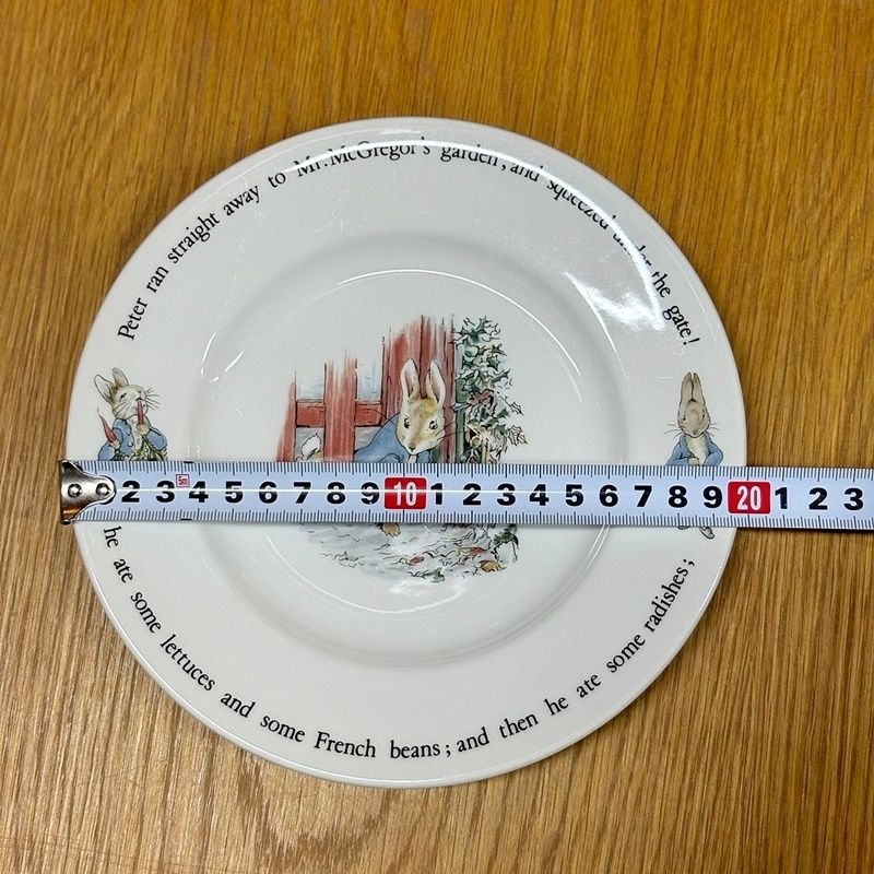 旧刻印 ウェッジウッド ピーターラビット 20cm プレート 2枚 セット 皿