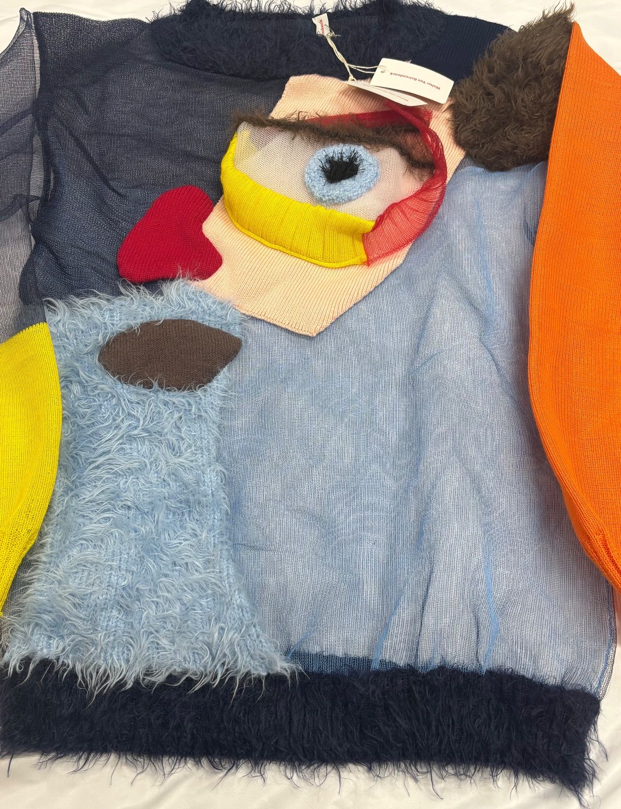 T 255 Walter Van Beirendonck ウォルター ヴァン ベイレンドンク 顔のアップリケ トップス