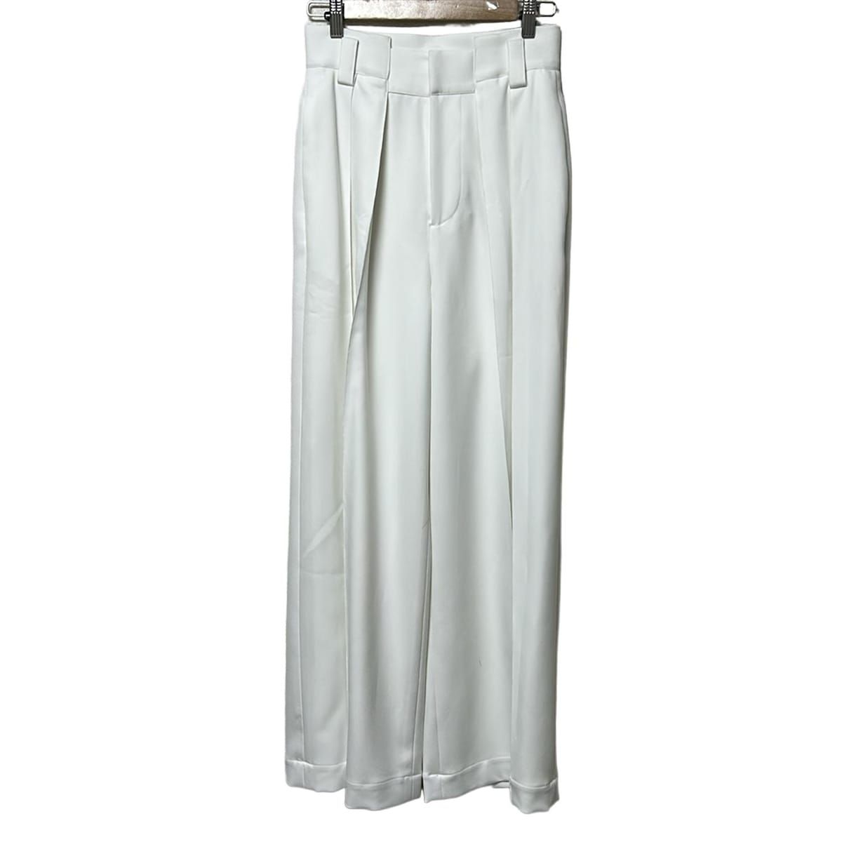 cygne シーニュ パンツ サイズ0 T レディース 白 フルレングス