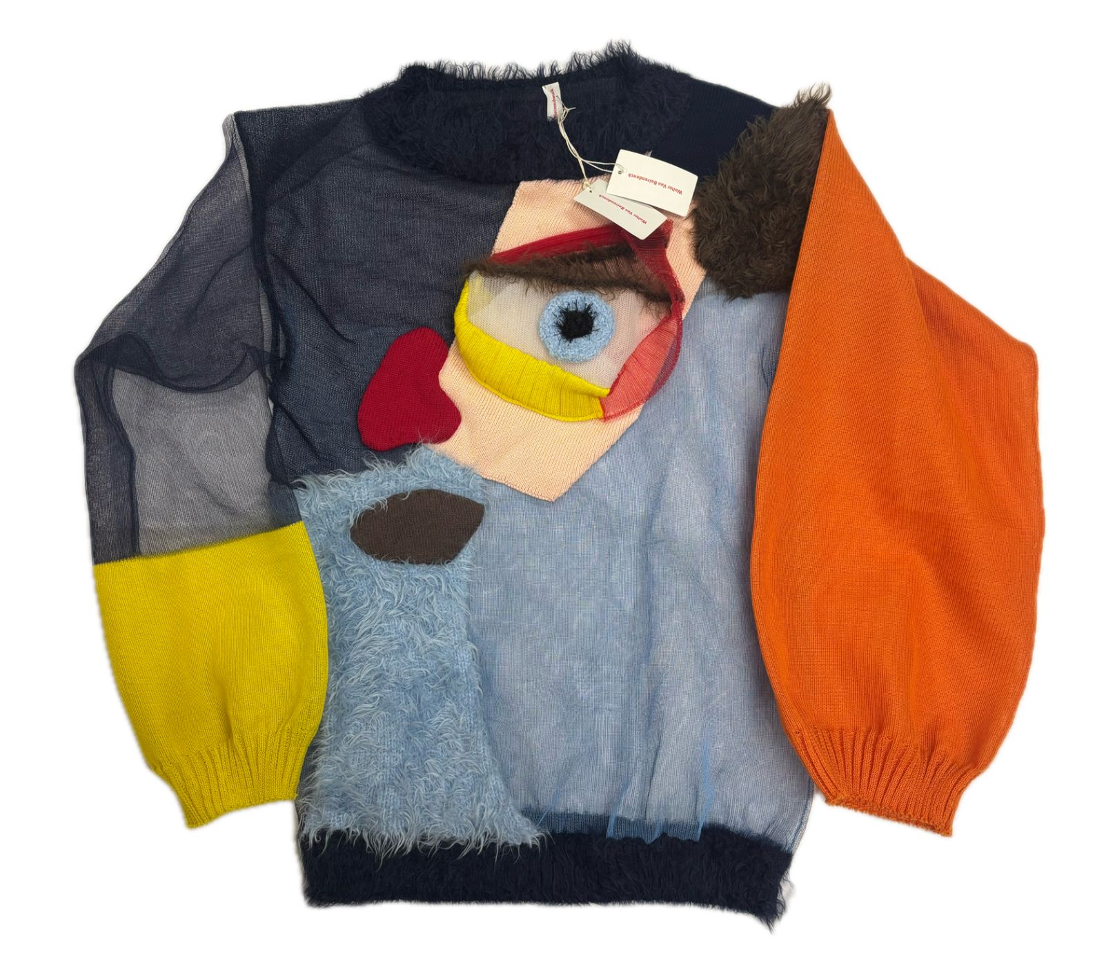 T 255 Walter Van Beirendonck ウォルター ヴァン ベイレンドンク 顔のアップリケ トップス