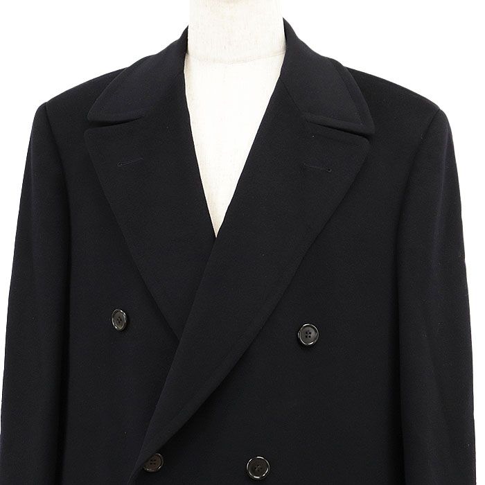 HERMES エルメス ヴィンテージ チェスターコート ウール × カシミヤ