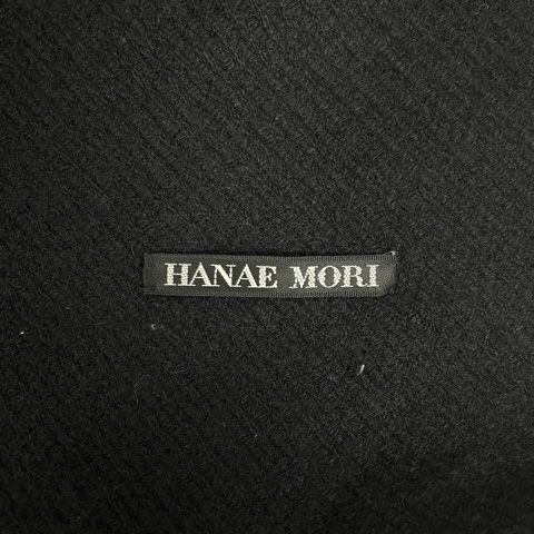 ハナエモリ HANAE MORI ストール ショール マフラー ファー 黒 ブラック