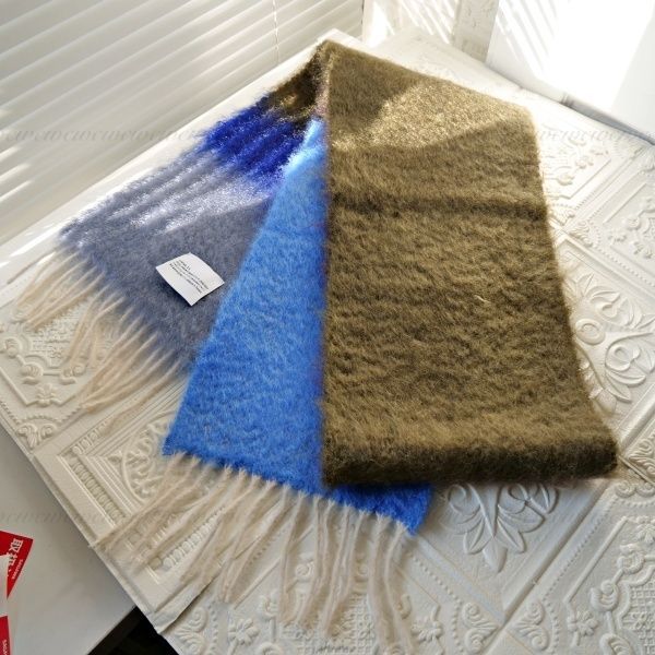 グラデーションマフラー レディース女性プレゼントギフトショップ袋付き