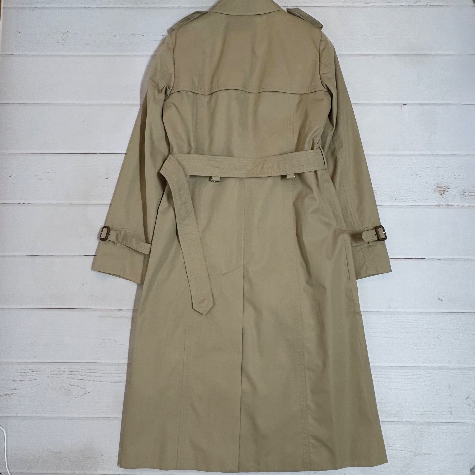 極美品 アクアスキュータム Aquascutum ライナー付き トレンチコート