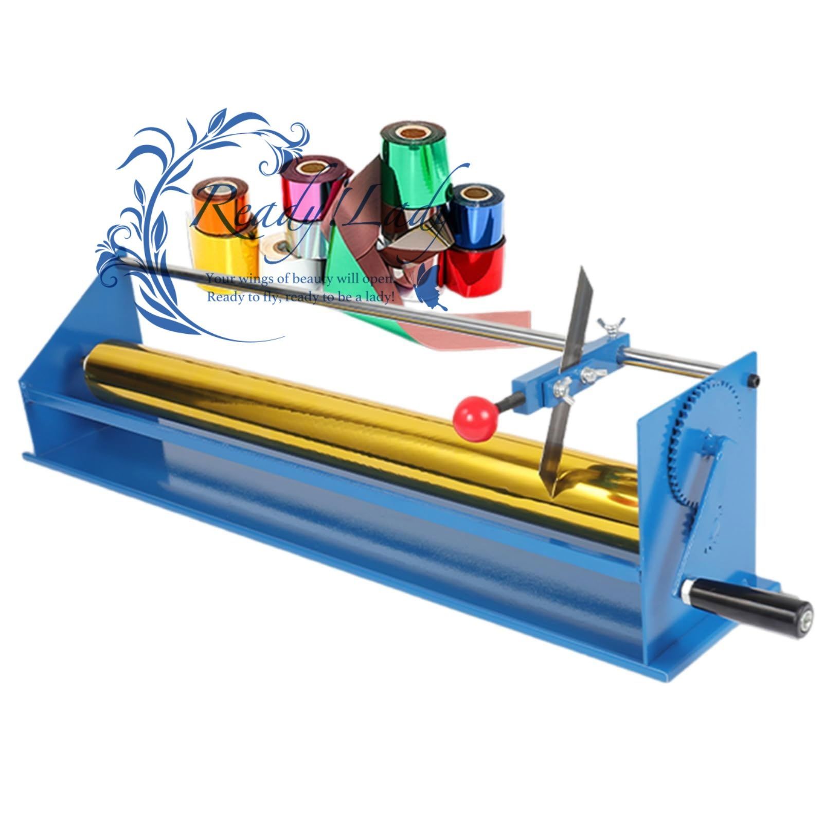 プロフェッショナル手動ホイルペーパーカッター ホットスタンプ手動ホイルペーパーカッター 内芯直径25 mm 最大切断幅65 cm