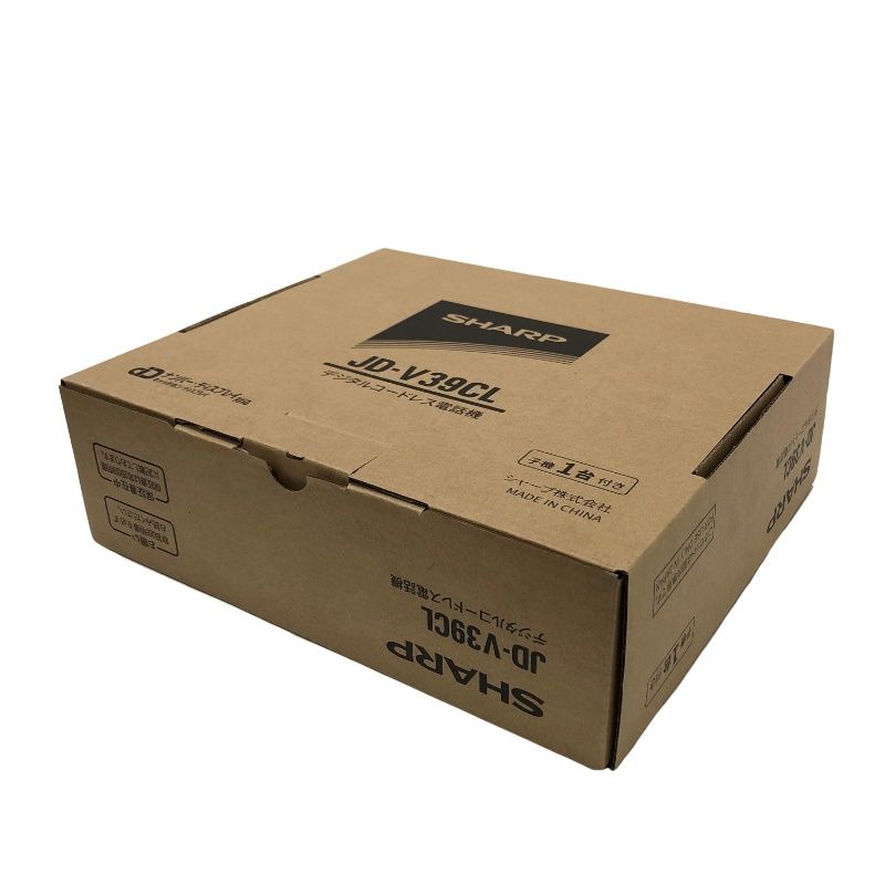 SHARP シャープ デジタルコードレス電話機 子機1台モデル JD V 39 CL ホワイト 電話機 家電 電化製品