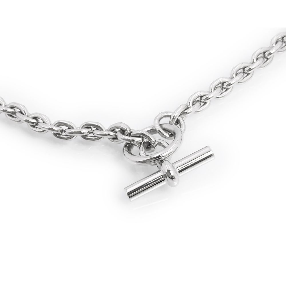 エルメス マイヨン チェーン ネックレス ペンダント メタル