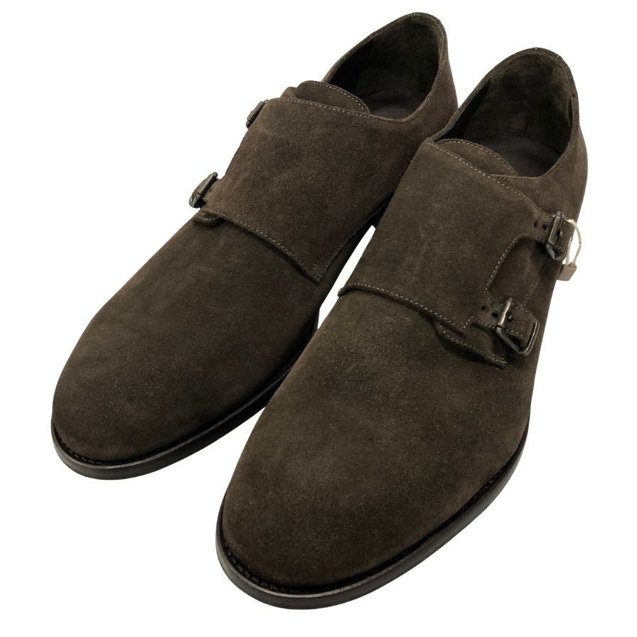 ブルックスブラザーズ レザーシューズ ダブルモンクストラップ【AFD15