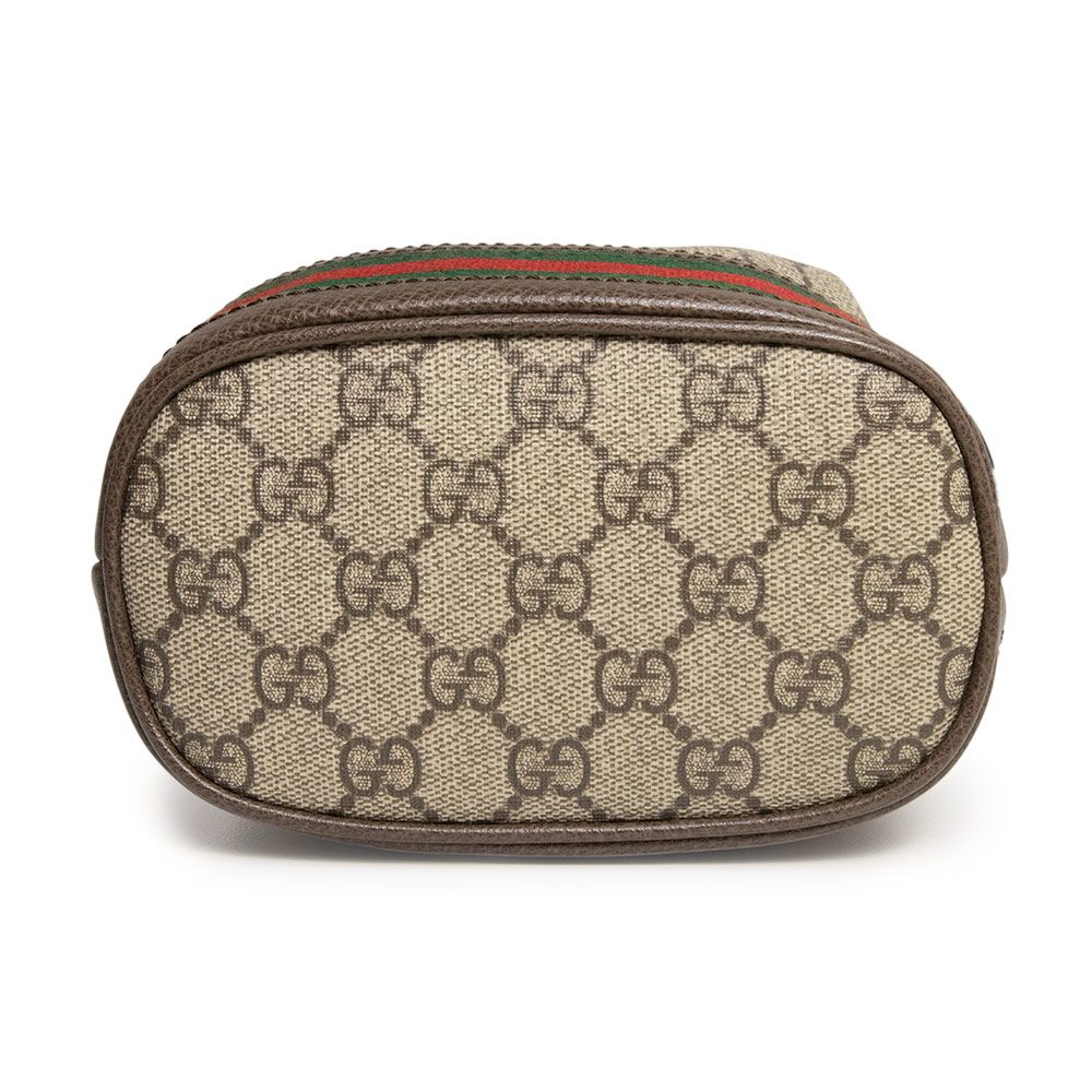 GUCCI グッチ オフィディア 　GGスプリーム 　 ミニバケットバッグ  550620 ショルダーバッグ
 カーフ/GGスプリームキャンバス ベージュ×エボニー レディース【中古】【207】 Amazon | [グッチ] ショルダーバッグ レディース バケットバッグ ミニ