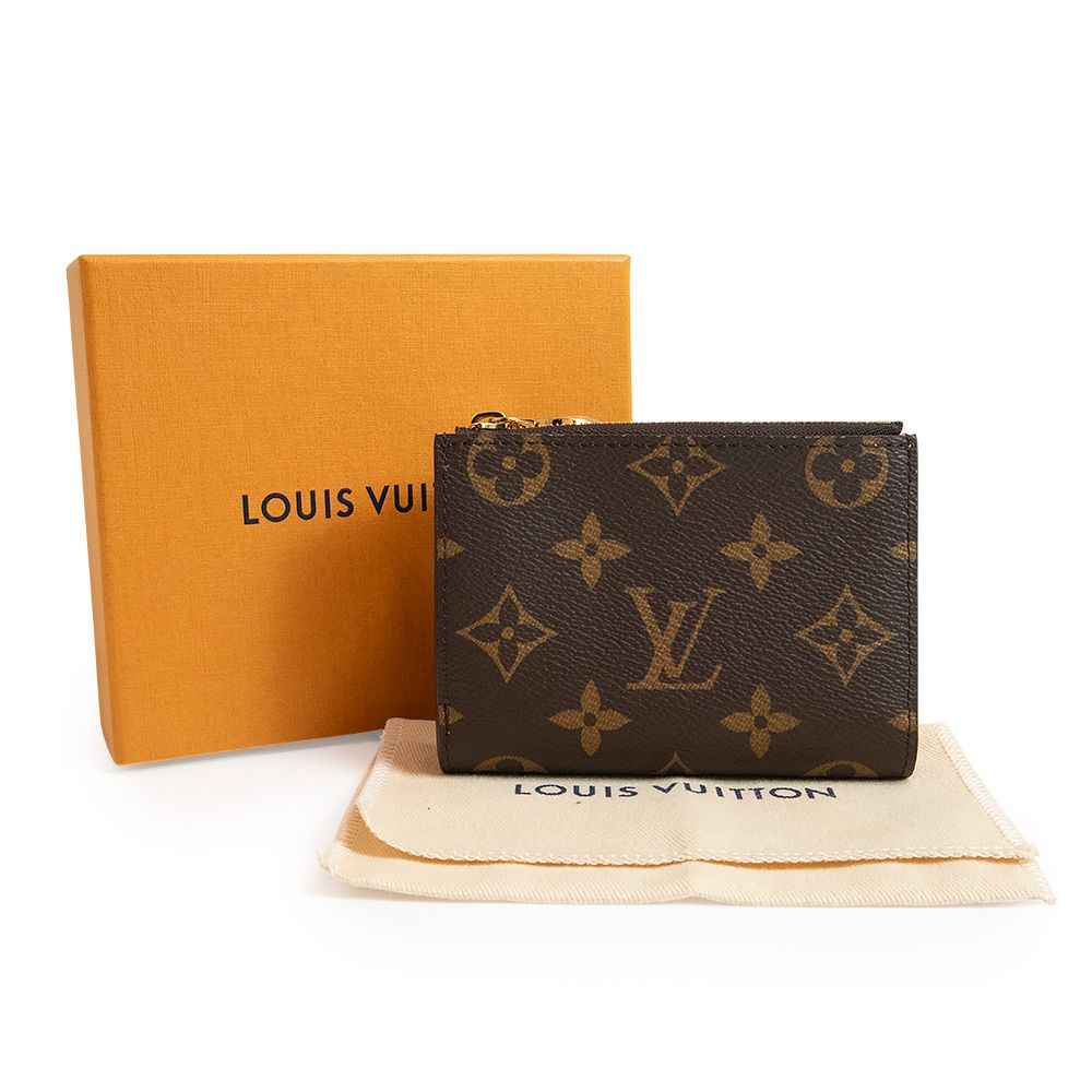ルイ ヴィトン ポルトフォイユ リサ 二つ折り財布 モノグラム ブラウン ウジェニーピンク ゴールド金具 M 25692 LOUIS VUITTON