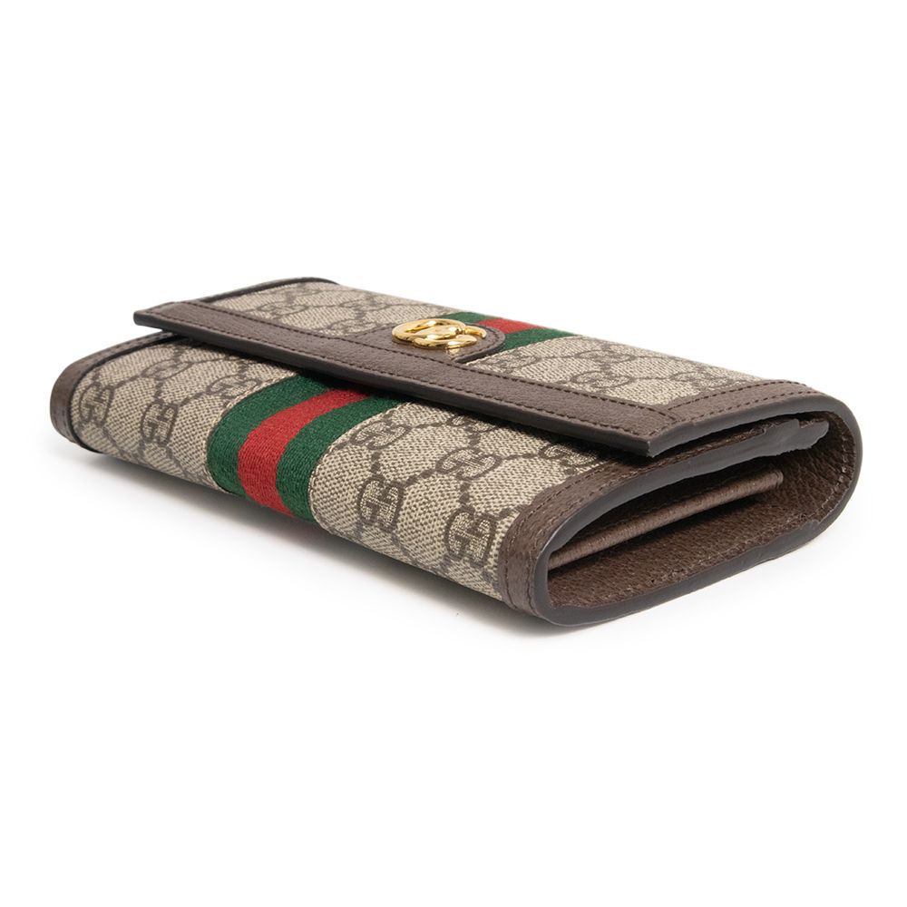 グッチ オフィディア GG コンチネンタルウォレット 二つ折り長財布 GG