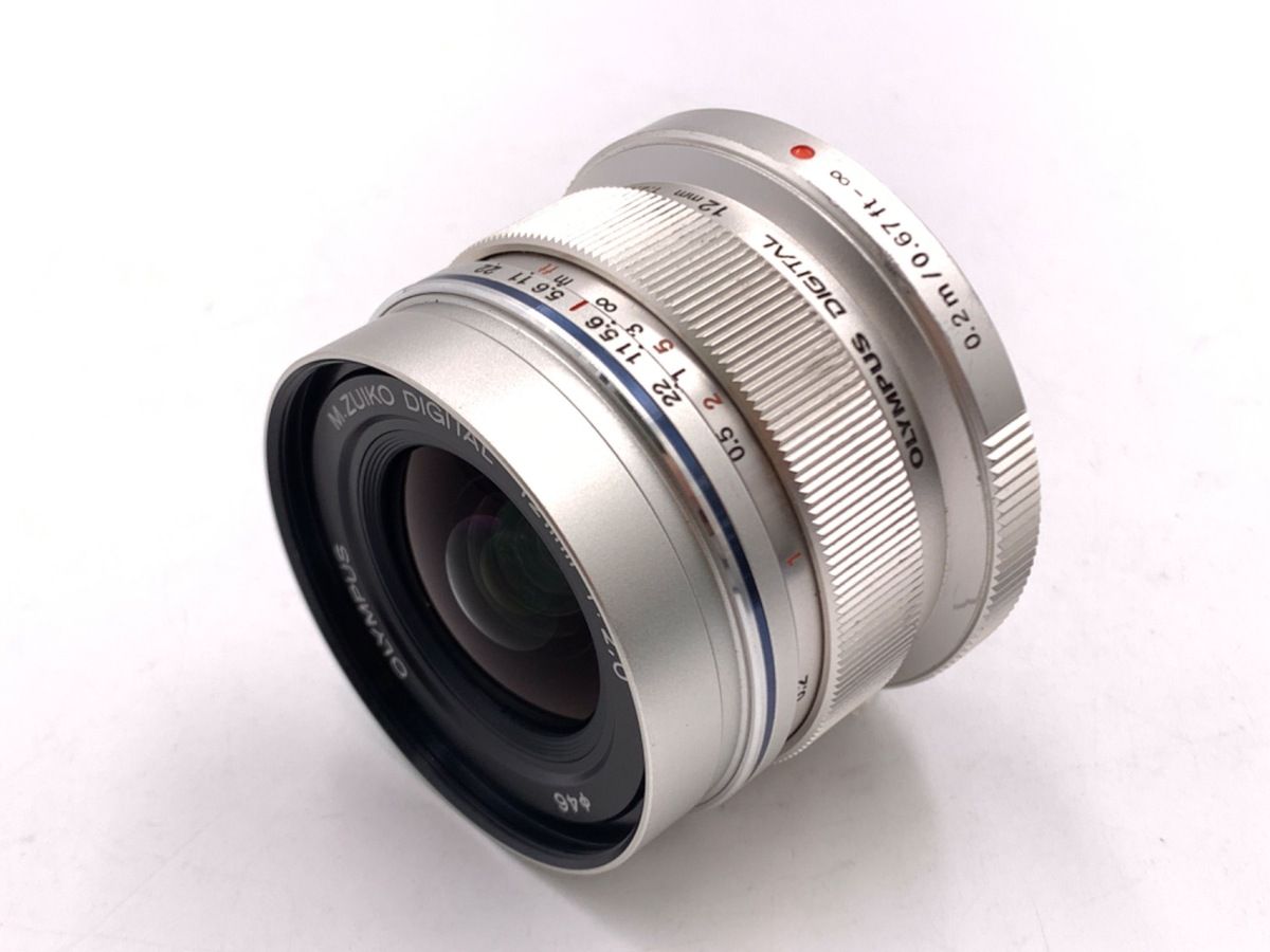  並品 オリンパス M ZUIKO DIGITAL ED 12 mm F 2 0 シルバー その他 カメラ
