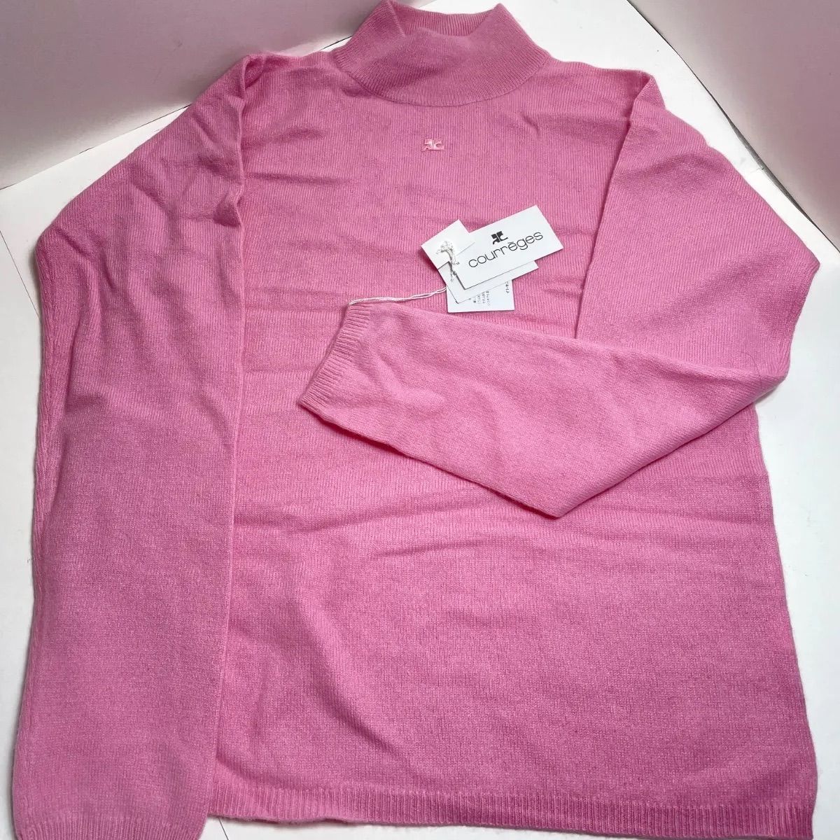 新品未使用品】 Courreges クレージュ ニット セーター ピンク 長袖