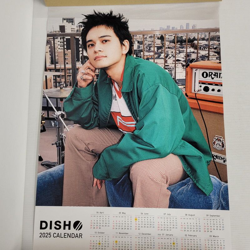 中古品】 DISH// 北村匠海 2025年 カレンダー 【087-251219-TT-07-izu