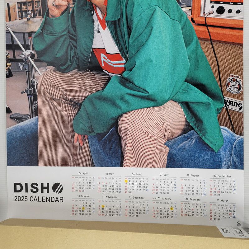 中古品】 DISH// 北村匠海 2025年 カレンダー 【087-251219-TT-07-izu