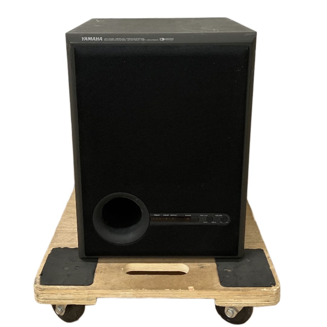 YAMAHA YST SW 500 スタイリッシュデザイン アンプ内蔵サブウーファー オーディオ機器
