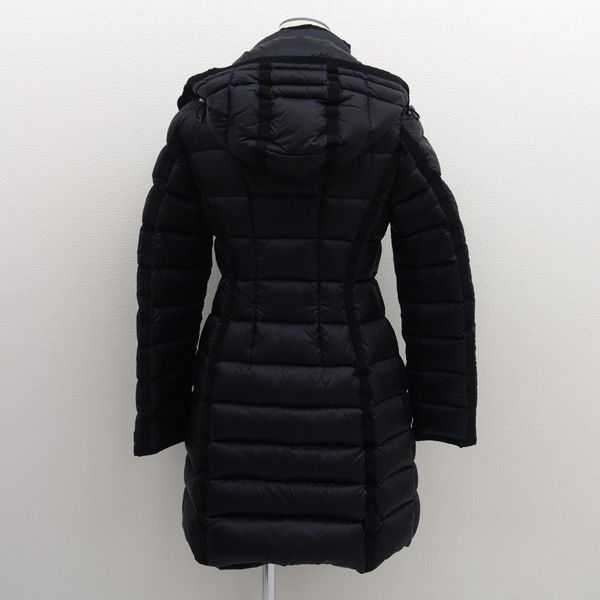 【極美品】MONCLER HERMINE エルミンヌ ダウンコート ブラック MONCLER（モンクレール） HERMINE エルミンヌ ダウンコート レディース