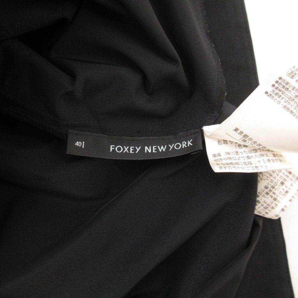 【新品•未使用】フォクシーニューヨーク肩リボンワンピース フォクシーニューヨーク FOXEY NEW YORK リボンワンピース フリル