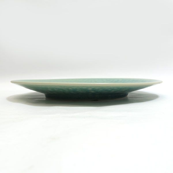 Jars ジャス ◇【洋食器】フランス製Jars ジャス/ガラス釉大皿 ブルー