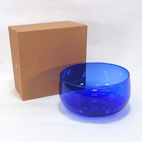 ブルーガラス ◇【ガラス】ブルーガラス/大鉢 すまい 雑貨 ギフト