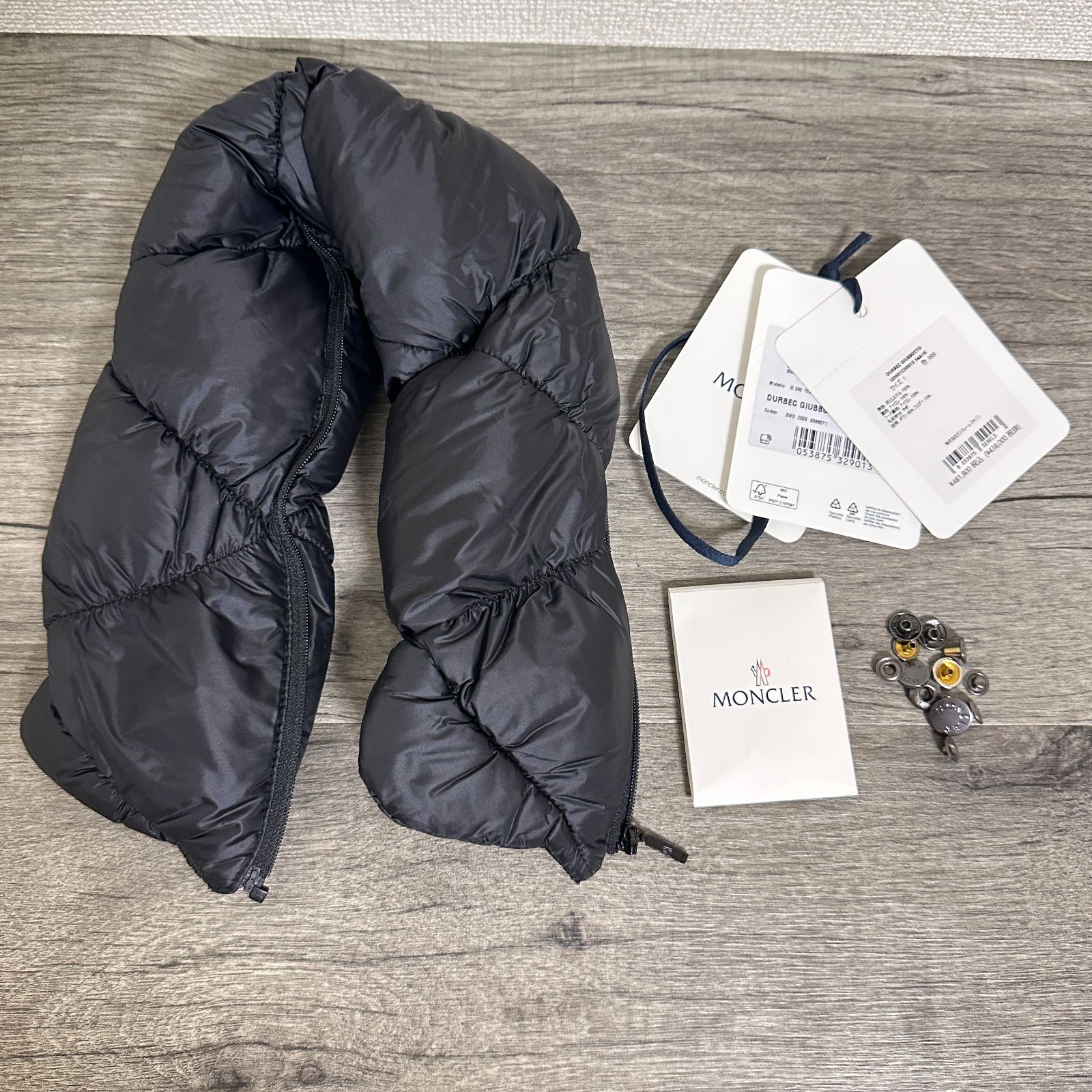 MONCLER モンクレールジャパン DURBEC LONG PARKA ファー付き ダウン 