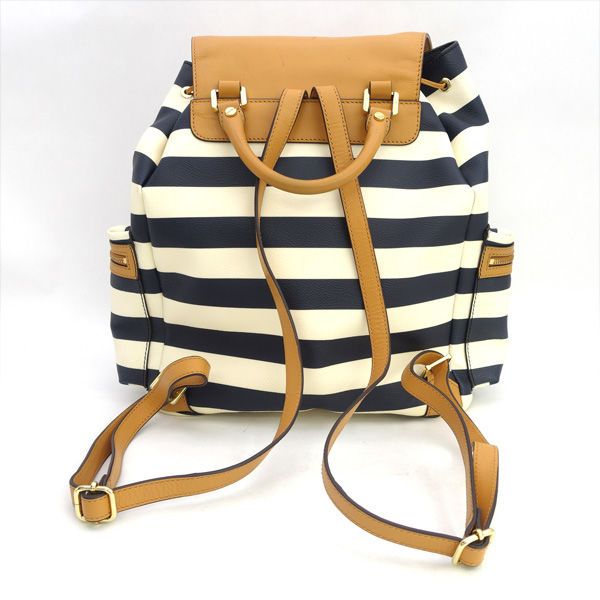 TORY BURCH トリーバーチ ボーダー リュック バックパック マリンテイスト バッグ バック BAG 鞄 カバン 3