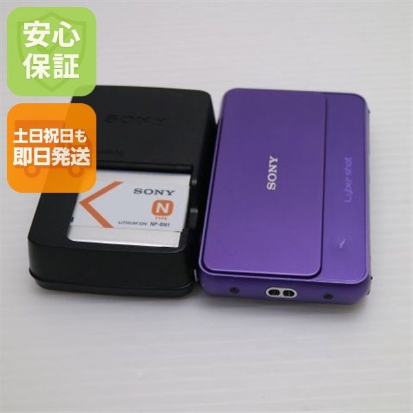 アウトレット 美品 Cyber-shot DSC-T99 バイオレット 即日発送