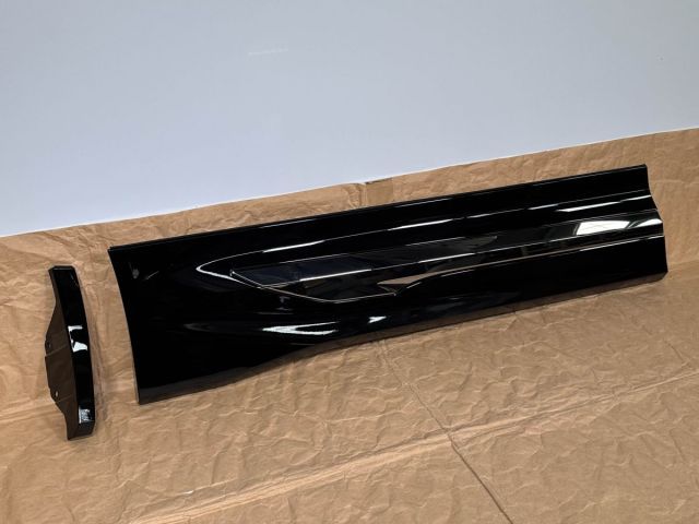 新品 黒 202 スモークM アルファード AGH40W 純正OP モデリスタ 右スライドパネル サイドスカート MSD44-58003-C0 MSD44-58001/2 管理31288