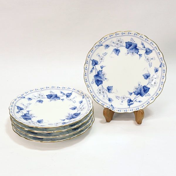 Narumi / ナルミ ◇【洋食器】ナルミ/ブルー14cmミニプレート（5枚組