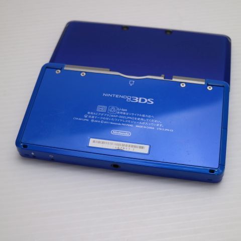 ニンテンドー3 DS コバルトブルー game 任天堂 本体 00000