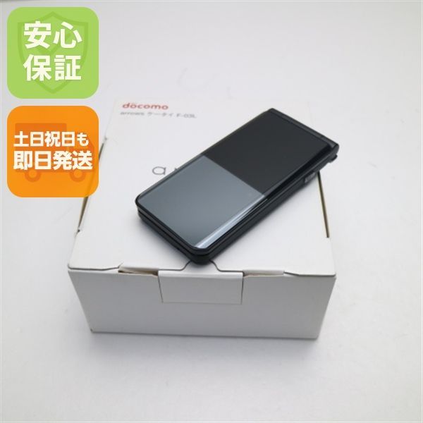 F 03 L arrows ケータイ ブラック スマホ 本体 白ロム 00000