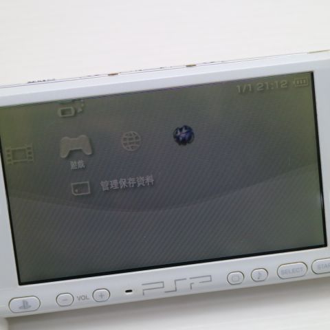  PSP-3000 パール ホワイト game SONY PlayStation Portable 本体 00000 本体(PSP) プレイステーションポータブル(PSP)