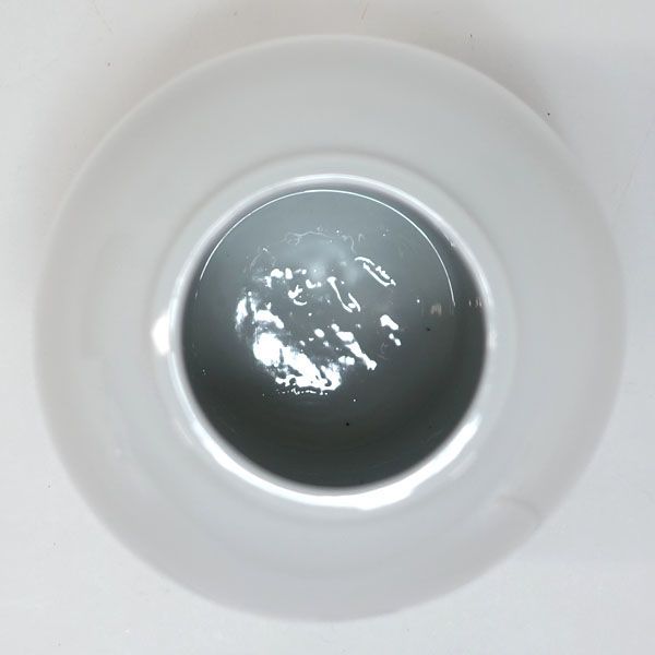 出石焼 昇山作造 ◇【花器】出石焼/昇山作 白磁彫花瓶 華道具