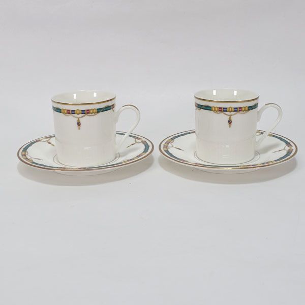 MOMOYAMA ◇【洋食器】桃山陶器/コスモポリタン カップ&ソーサー（2客