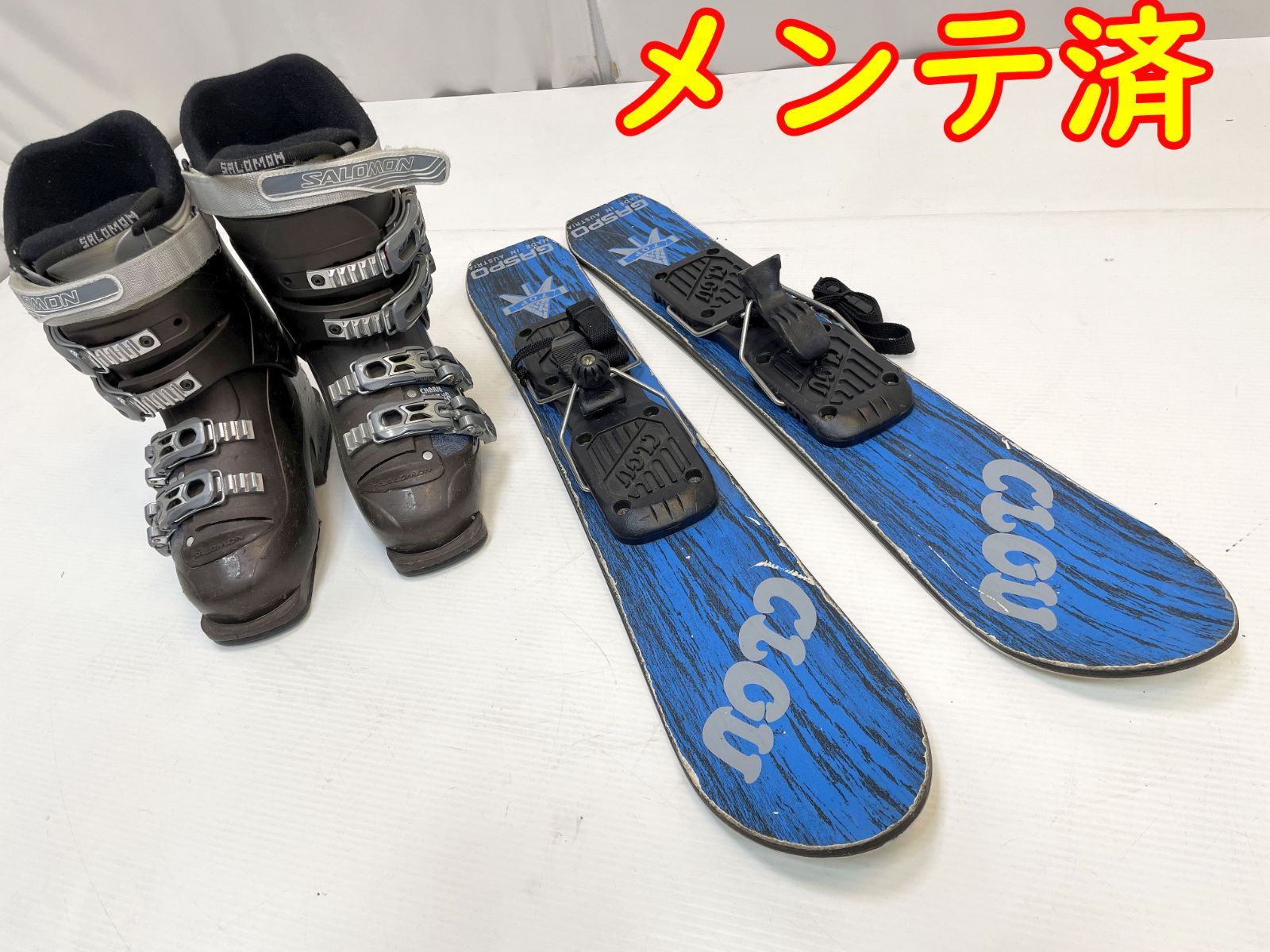スキーボード GASPO CLOV 70 cm セット ④ ショートスキー スキーブーツ 22 0 or 23 ski 231112 03