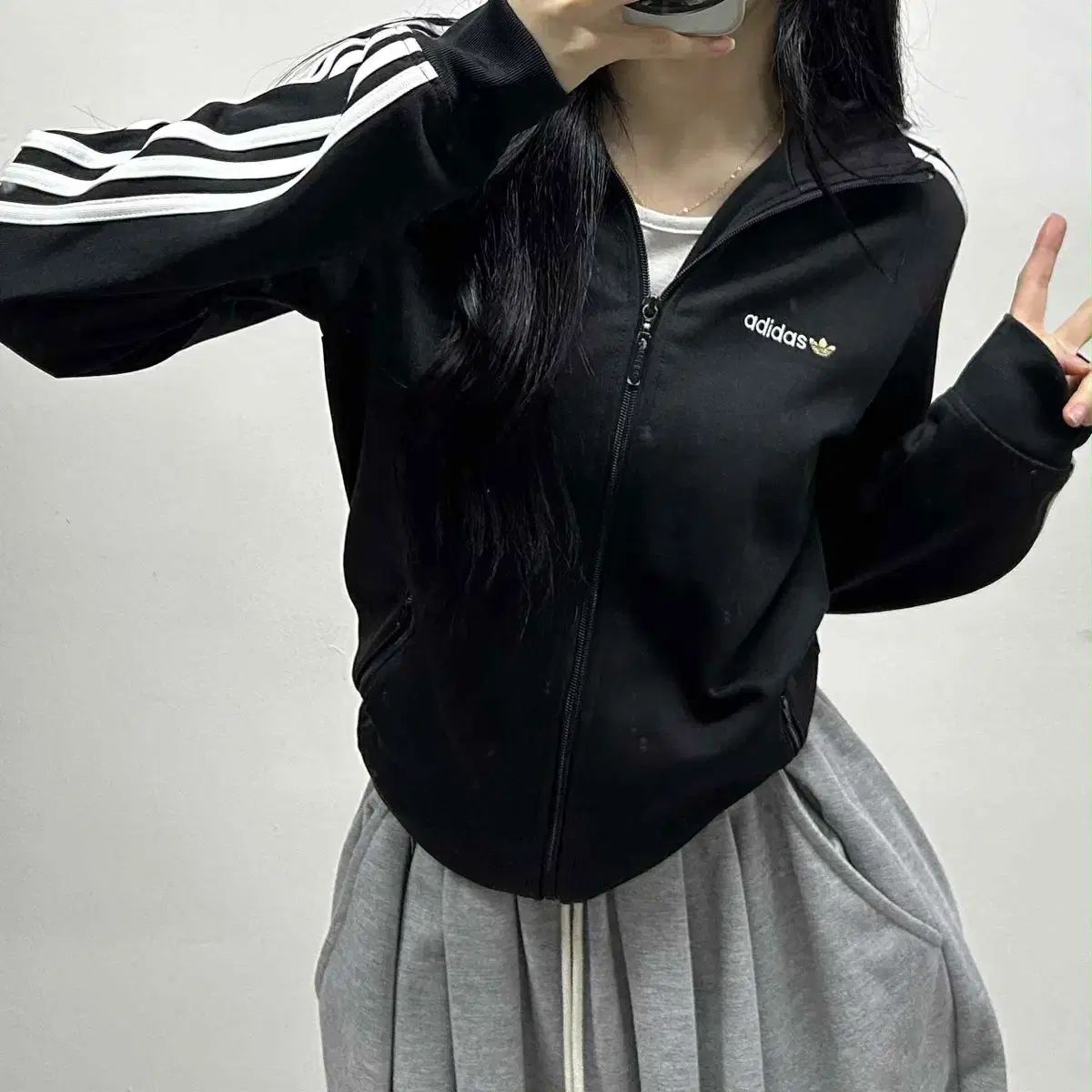 アディダス ブラック ベッケンバウアー トラックジャージ ジャージ 95