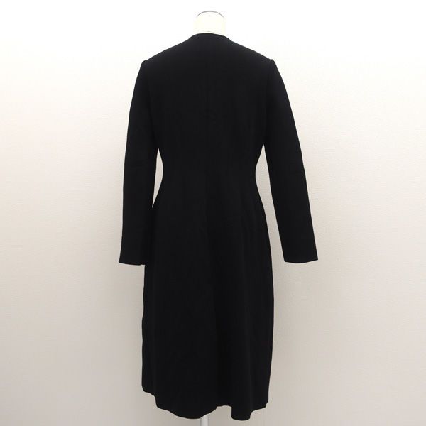 新品未使用✨エポカ　ミラノリブニットコート　定価14万　40 EPOCA / エポカ ◇ミラノリブニットコート/ブラック/サイズ40 M5A06