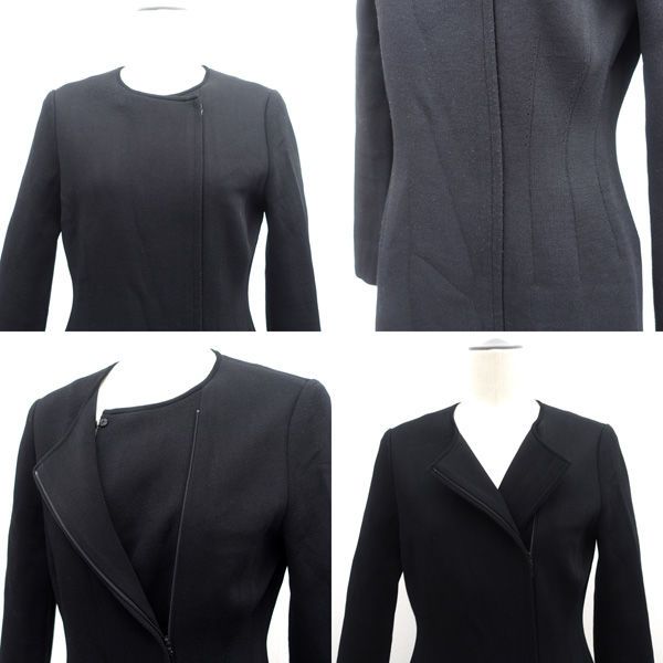 EPOCA / エポカ ◇ミラノリブニットコート/ブラック/サイズ40 M5A06