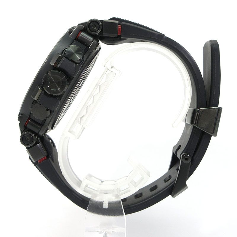 CASIO カシオ MTG-B 1000 B-1 JF G-SHOCK MT-G Series 腕時計 多針アナログ表示 タフソーラー電波時計 ブラック×レッド系 131