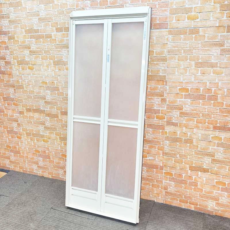 品 Panasonic 浴室ドアとドア枠のセット 左開き 幅80 cm 幅800 mm SF型 浴室 折れ戸タイプ ホワイト系 27 L