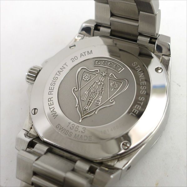 GUCCI / グッチ ◇グッチダイブ シェリーライン 黒文字盤 クォーツ