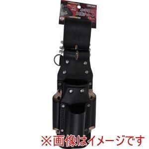 コヅチ 3連チェーン板金鋏 つかみ箸差床皮サック ブラック CH 08 BK 2174